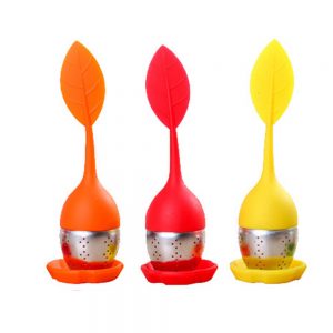 JaiPraj Co. Ayurveda - Infusor de Té Forma Hoja Arbol Vata Kapha Dosha Ayurveda 01